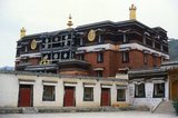Labrang Monastery is one of the six great monasteries of the Gelug (Yellow Hat) school of Tibetan Buddhism. Its formal name is Gandan Shaydrup Dargay Tashi Gyaysu Khyilway Ling, commonly known as Labrang Tashi Khyil, or simply Labrang. The monastery was founded in 1709 by the first Jamyang Zhaypa, Ngawang Tsondru. It is Tibetan Buddhism's most important monastery town outside the Tibetan Autonomous Region.